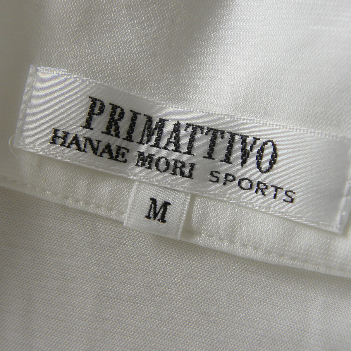 プリマティーボハナエモリ PRIMATTIVO HANAE MORI SPORTS ワンポイント刺繍入り フロントギャザーポロシャツ 半袖 手洗い可 l0515-13_画像5