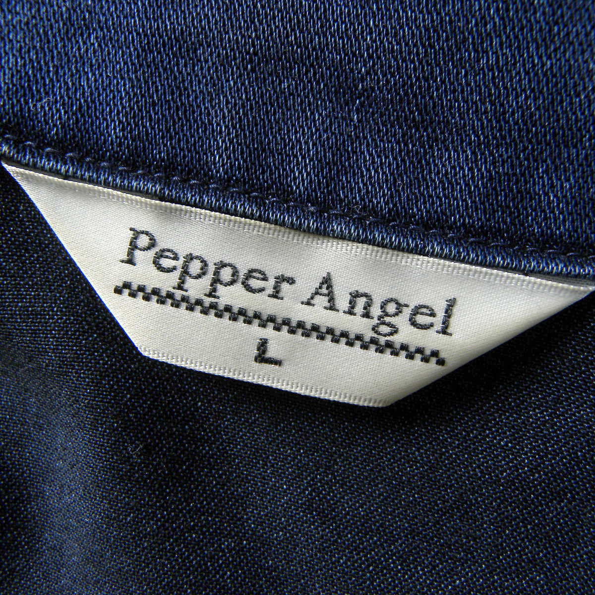 岡山丸戸 ペッパーエンジェル Pepper Angel 程良い光沢感が高見えする テンセルデニムシャツ ジャケット 手洗い可 日本製 l0516-12_画像6