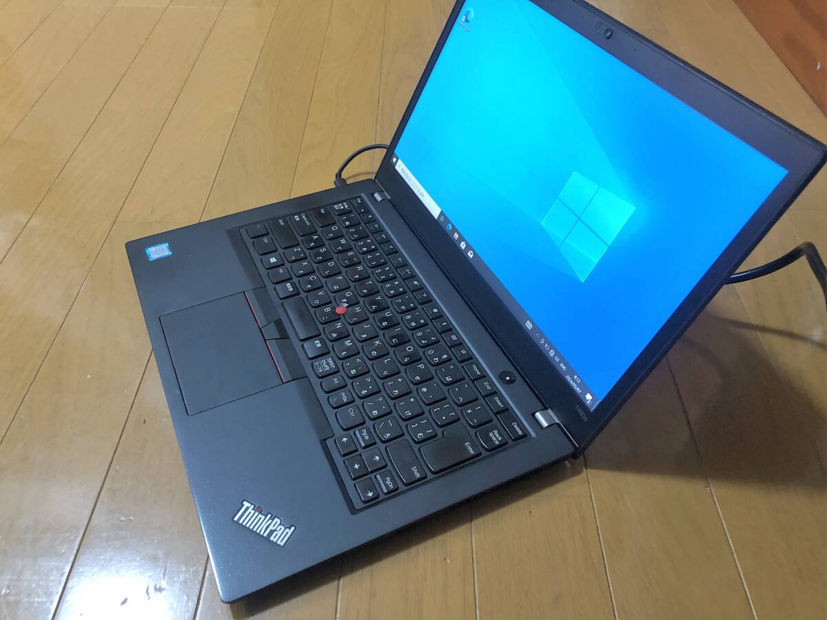 手数料の関係で本日7日最終日☆第8世代Corei7 ThinkPad T480s i7-8650U16G/512G 14.0FHD Win10_画像1