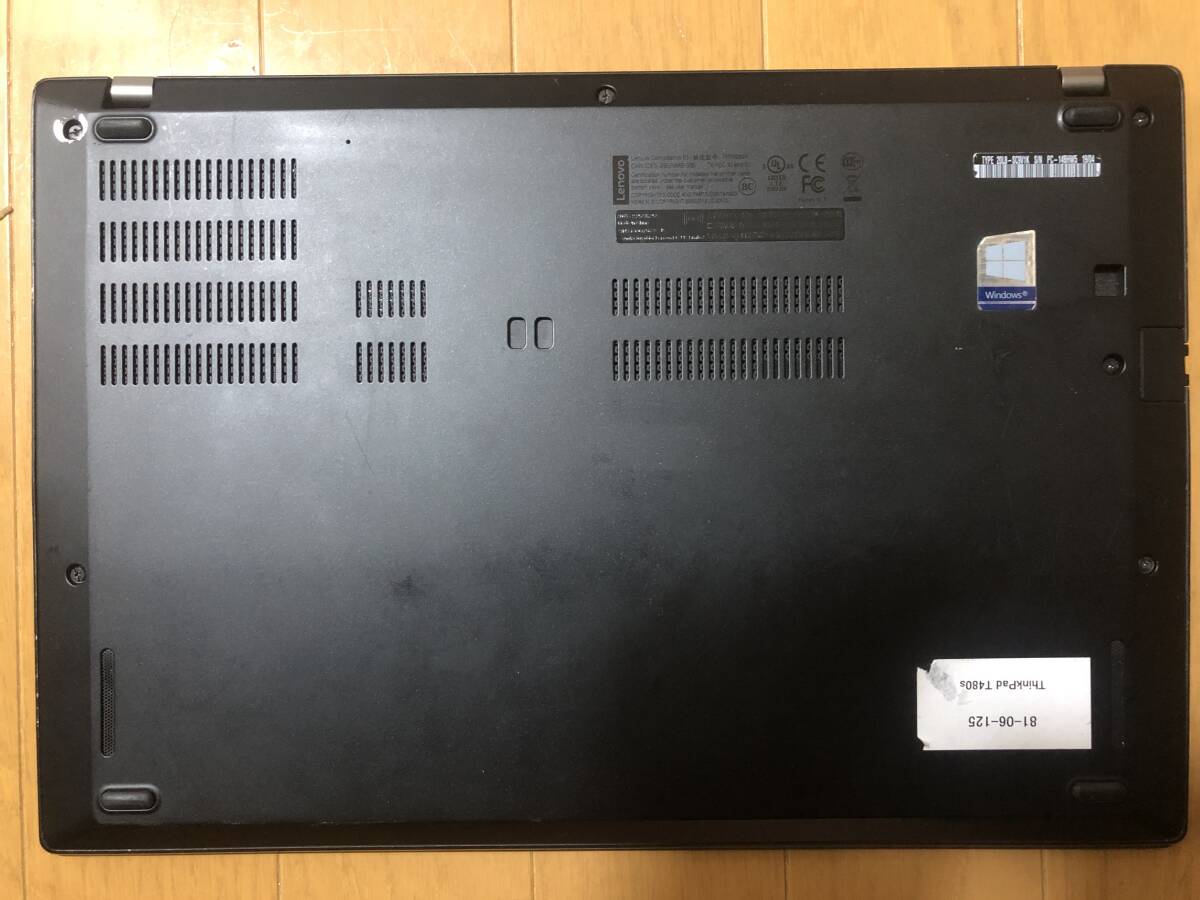 手数料の関係で本日7日最終日☆第8世代Corei7 ThinkPad T480s i7-8650U16G/512G 14.0FHD Win10_画像9