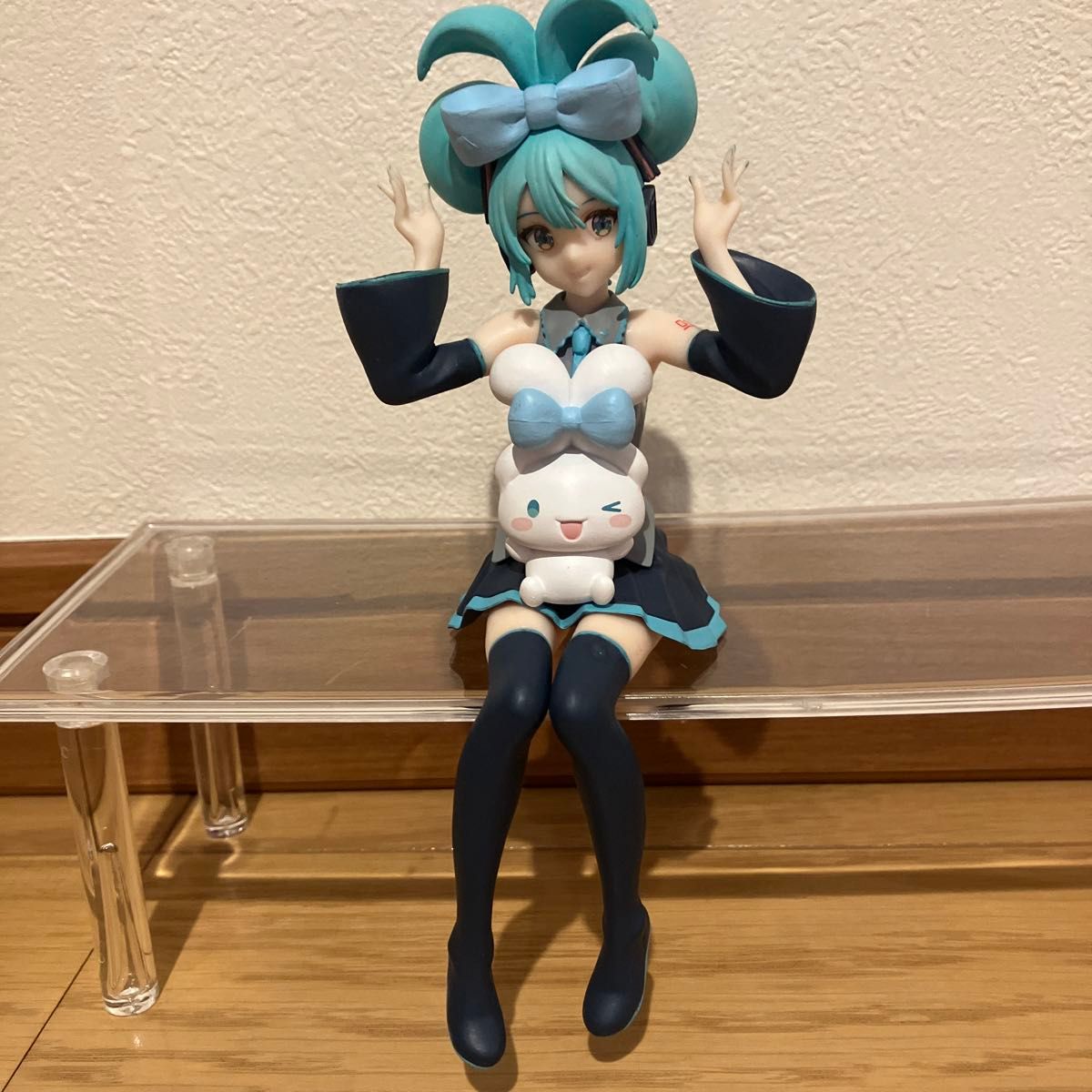 【開封品・箱有り】シナモロール×初音ミク　フィギュア　ちょこのせ　Luminasta 2種セット