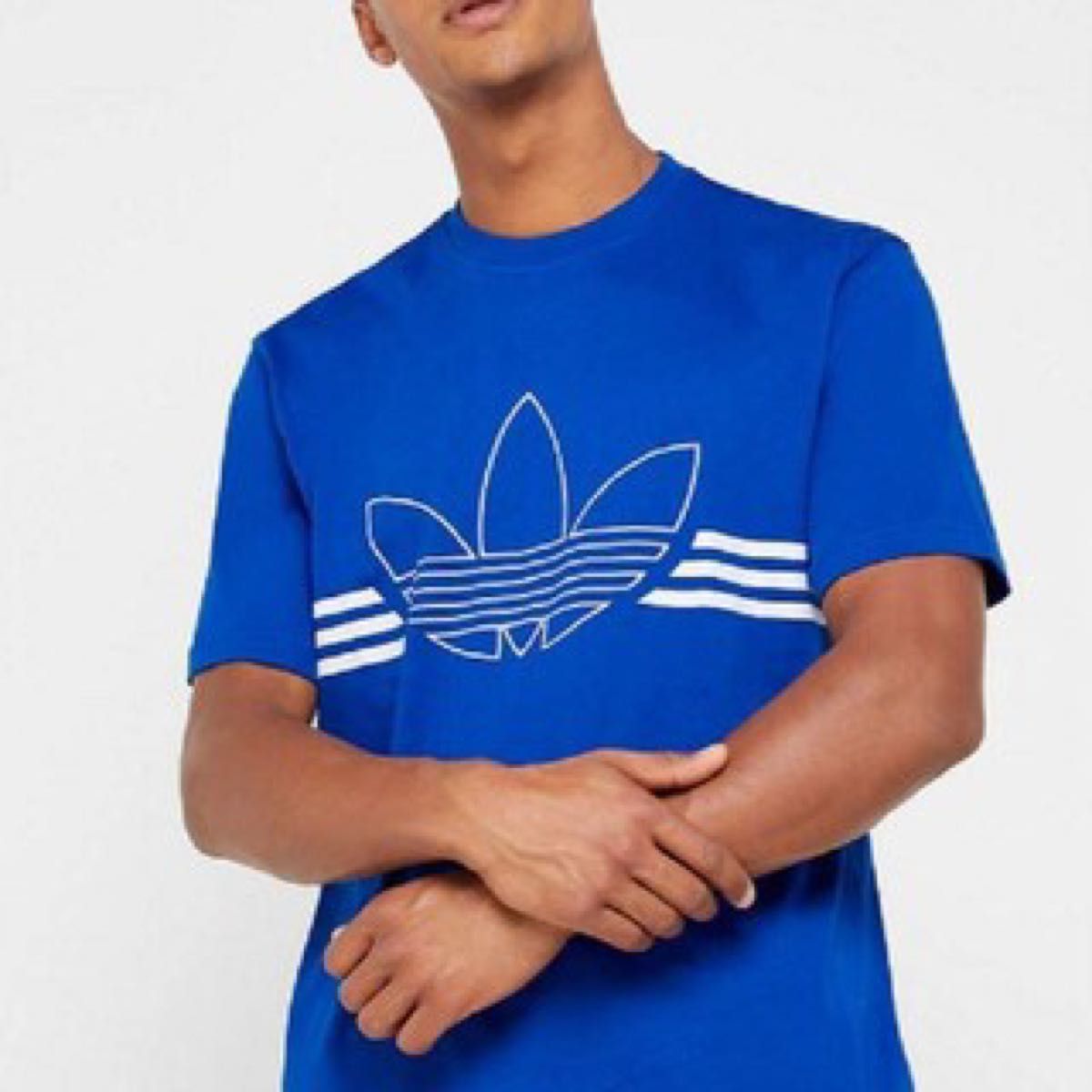 adidas originals Tシャツ　夏　ブルー　オリジナルス　半袖　新品未使用