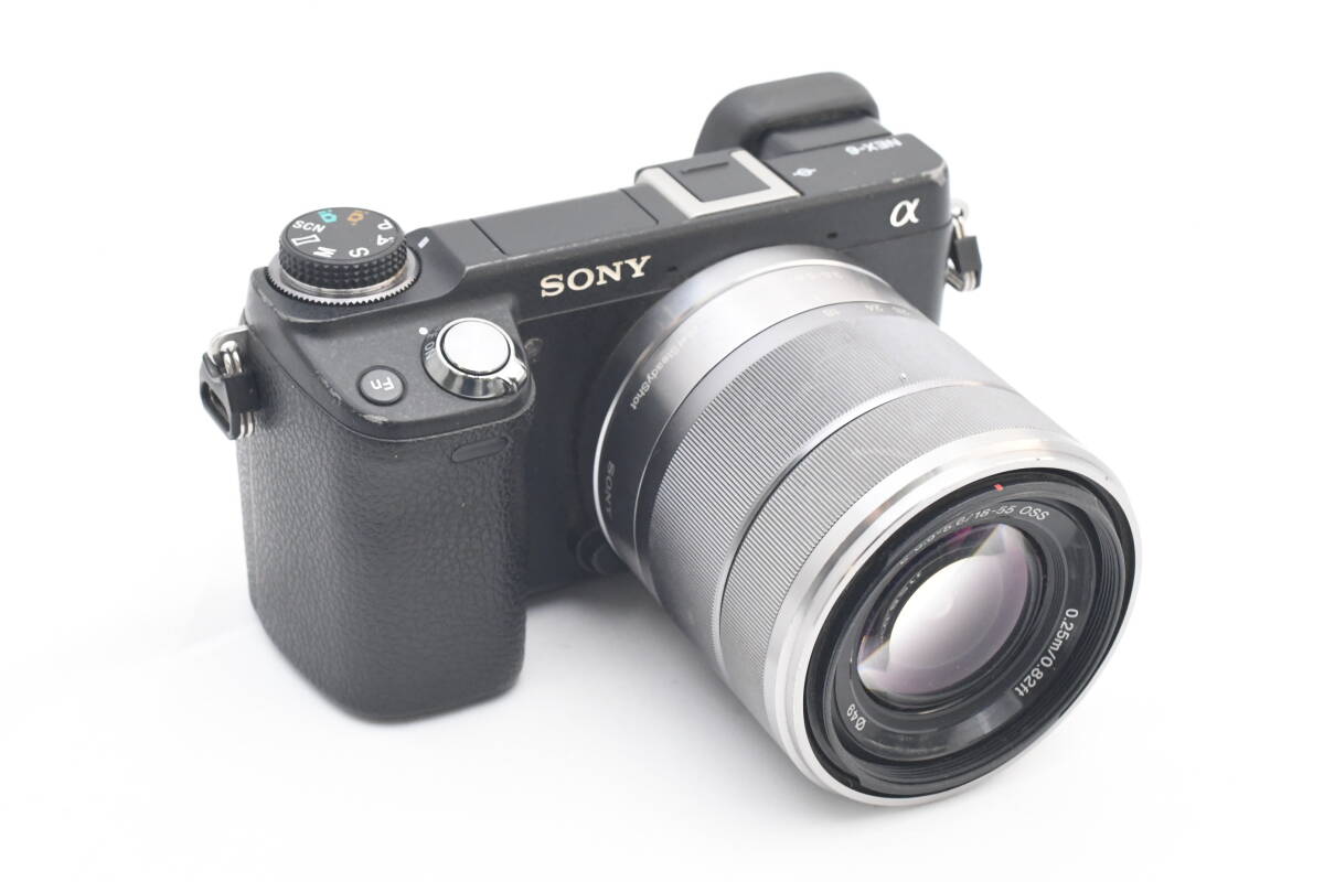 ★シャッター数 ４２３２回★ SONY ソニー NEX-6 / E 18-55mm F3.5-5.6 OSS カメラ レンズ (t8078)_画像2