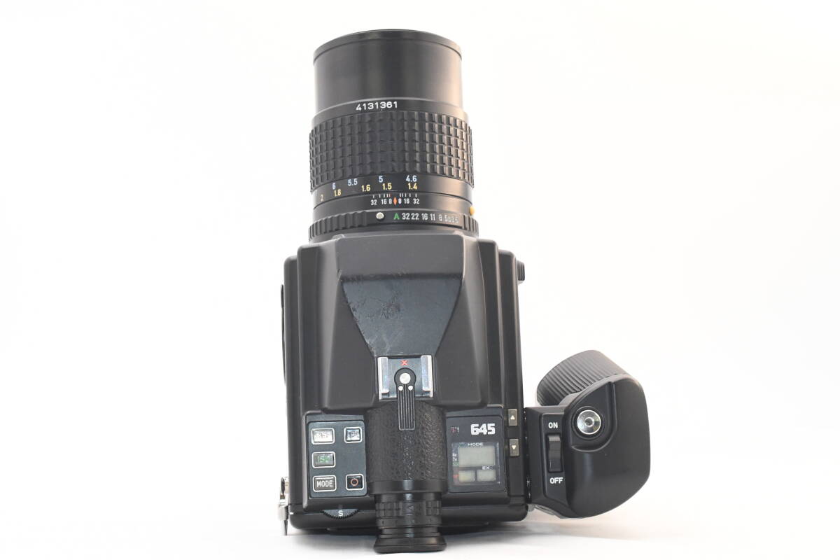 PENTAX ペンタックス 645 中判フィルムカメラ + SMC PENTAX-A 645 150mm F/3.5 レンズ (t4691)_画像5