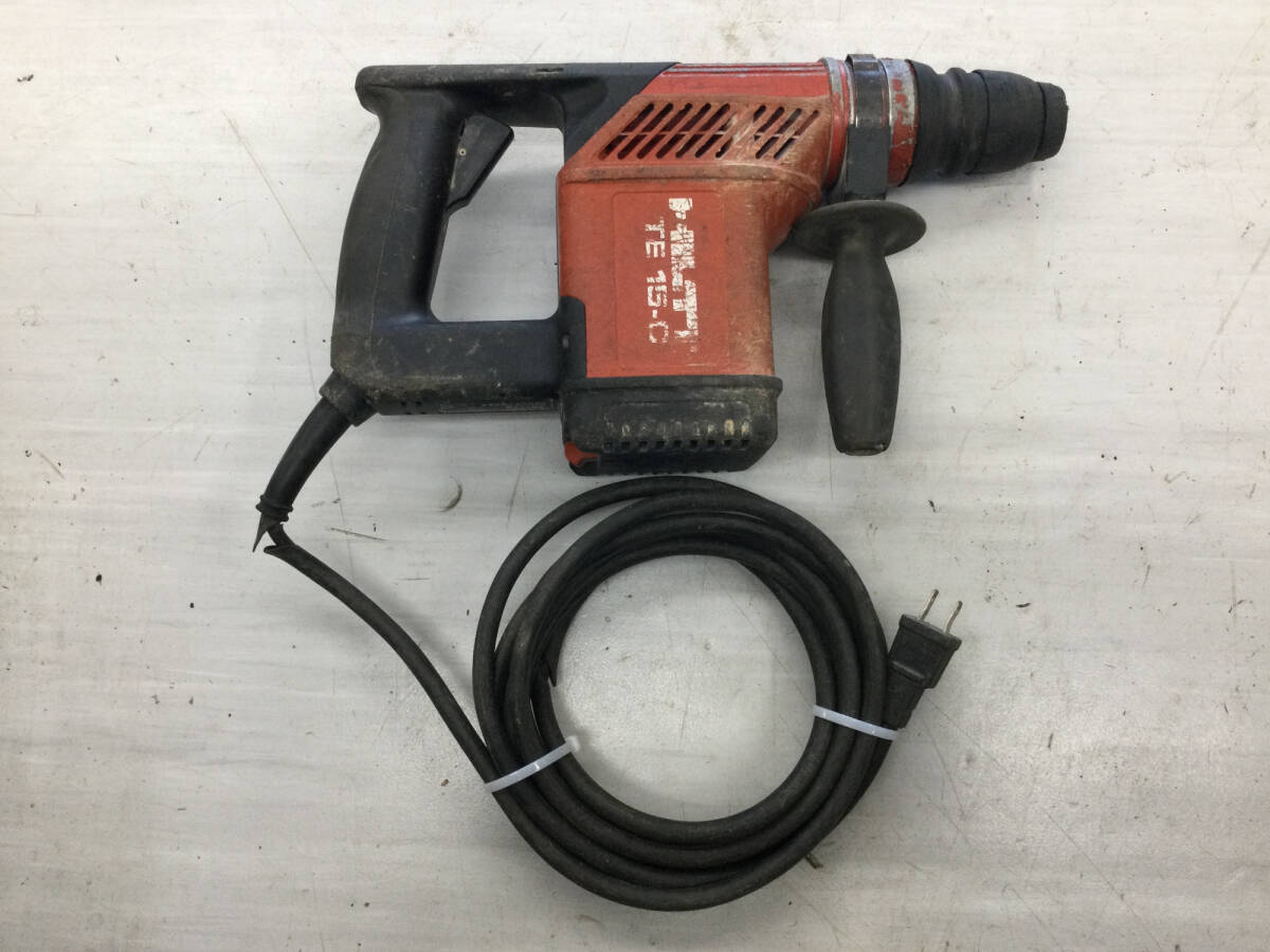 【中古品 現状販売 コード痛み】　HILTI ロータリーハンマドリル TE15-C IT19Y8E9E0KW_画像3