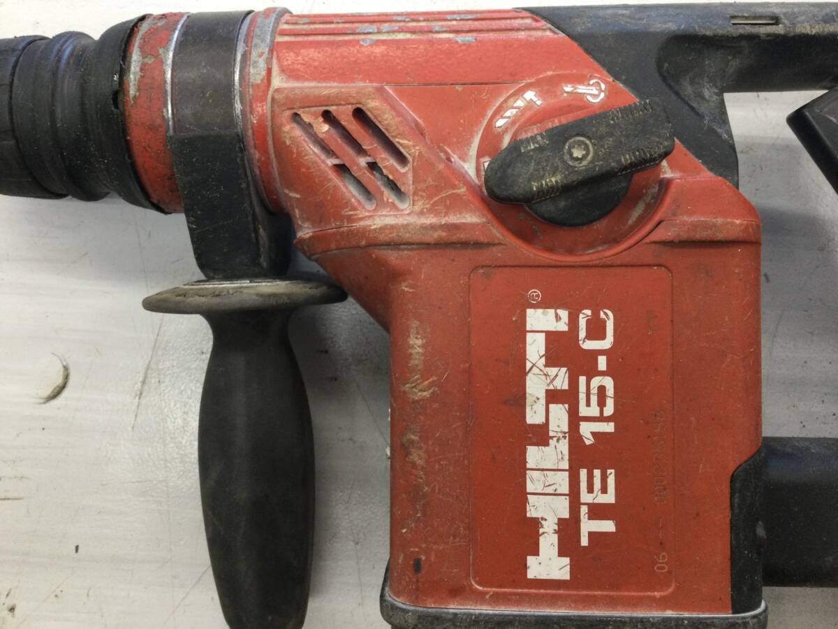 【中古品 現状販売 コード痛み】　HILTI ロータリーハンマドリル TE15-C IT19Y8E9E0KW_画像2