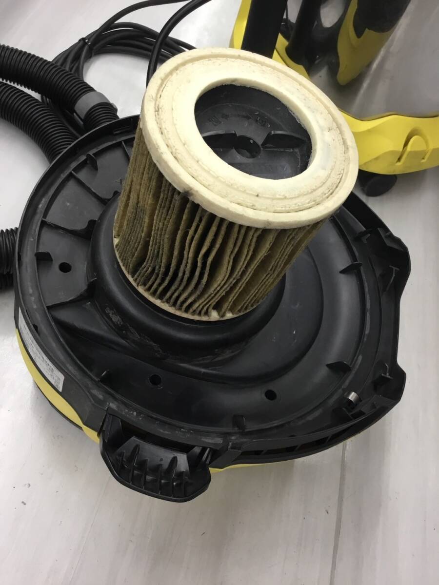 【中古品　現状販売】KARCHER 乾湿両用バキュームクリーナー　WD3S ITE9BCCDLP9K_画像9