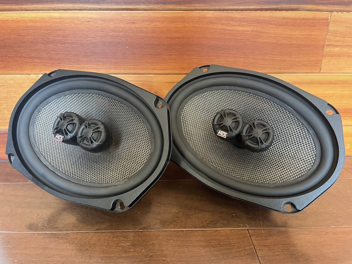 * name vessel! MTX Audio THUNDER 6000 series T6C693 coaxial 3waw speaker ( 6×9inch / 16cm×23cm )