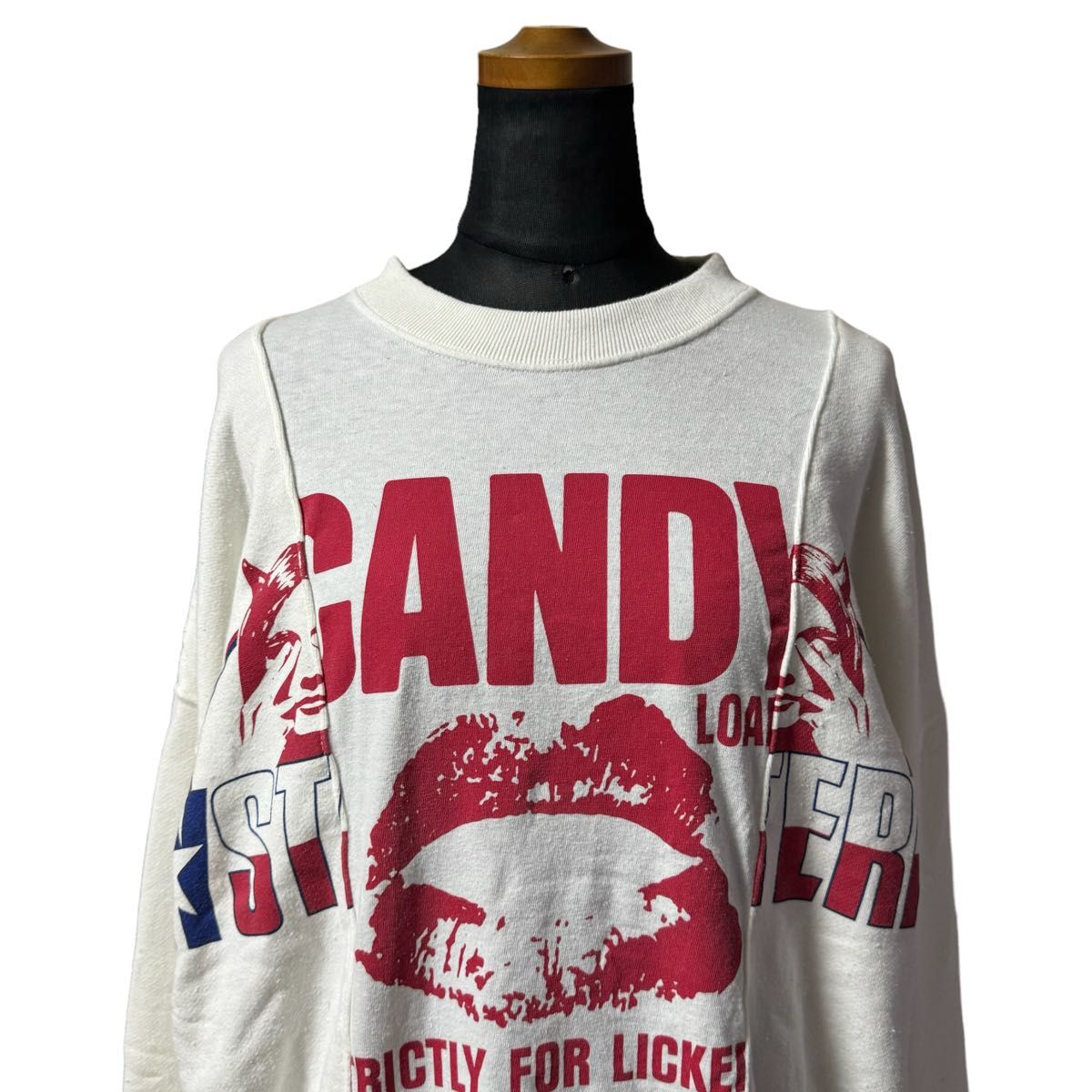 【希少】HYSTERIC GLAMOUR ヒステリックグラマーCANDY LOADED スウェット サイズFREE ホワイト