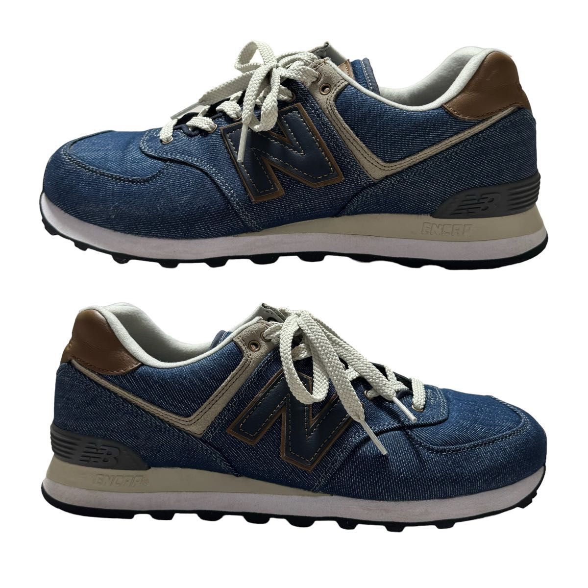 【美品】New Balance ニューバランス DENIM PACK デニムパック 574 ML574 サイズ28.5 デニム素材