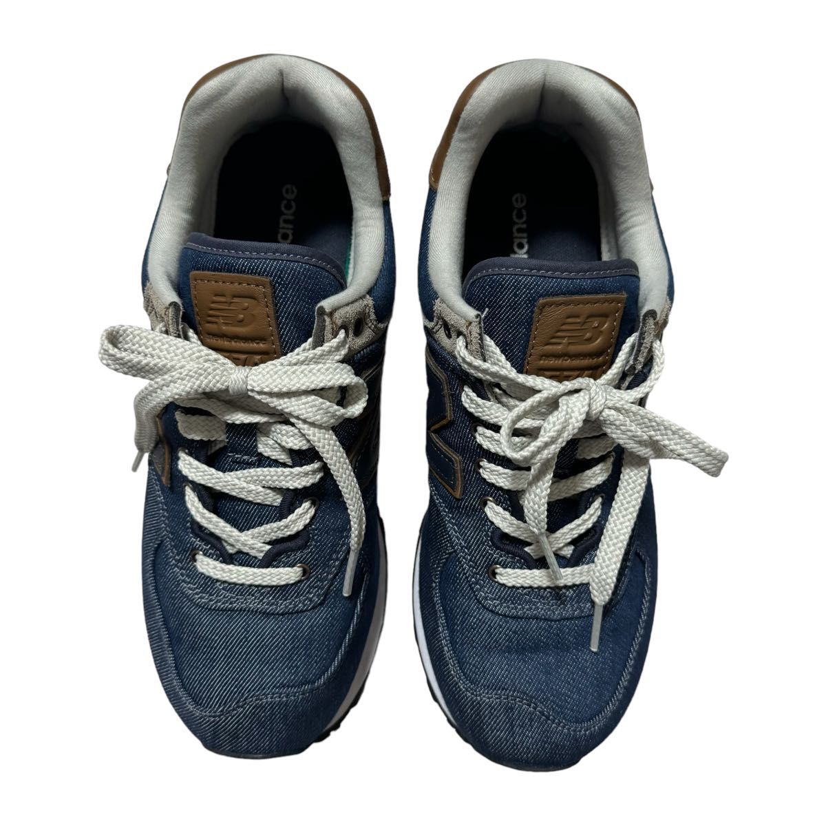 【美品】New Balance ニューバランス DENIM PACK デニムパック 574 ML574 サイズ25.5 デニム素材