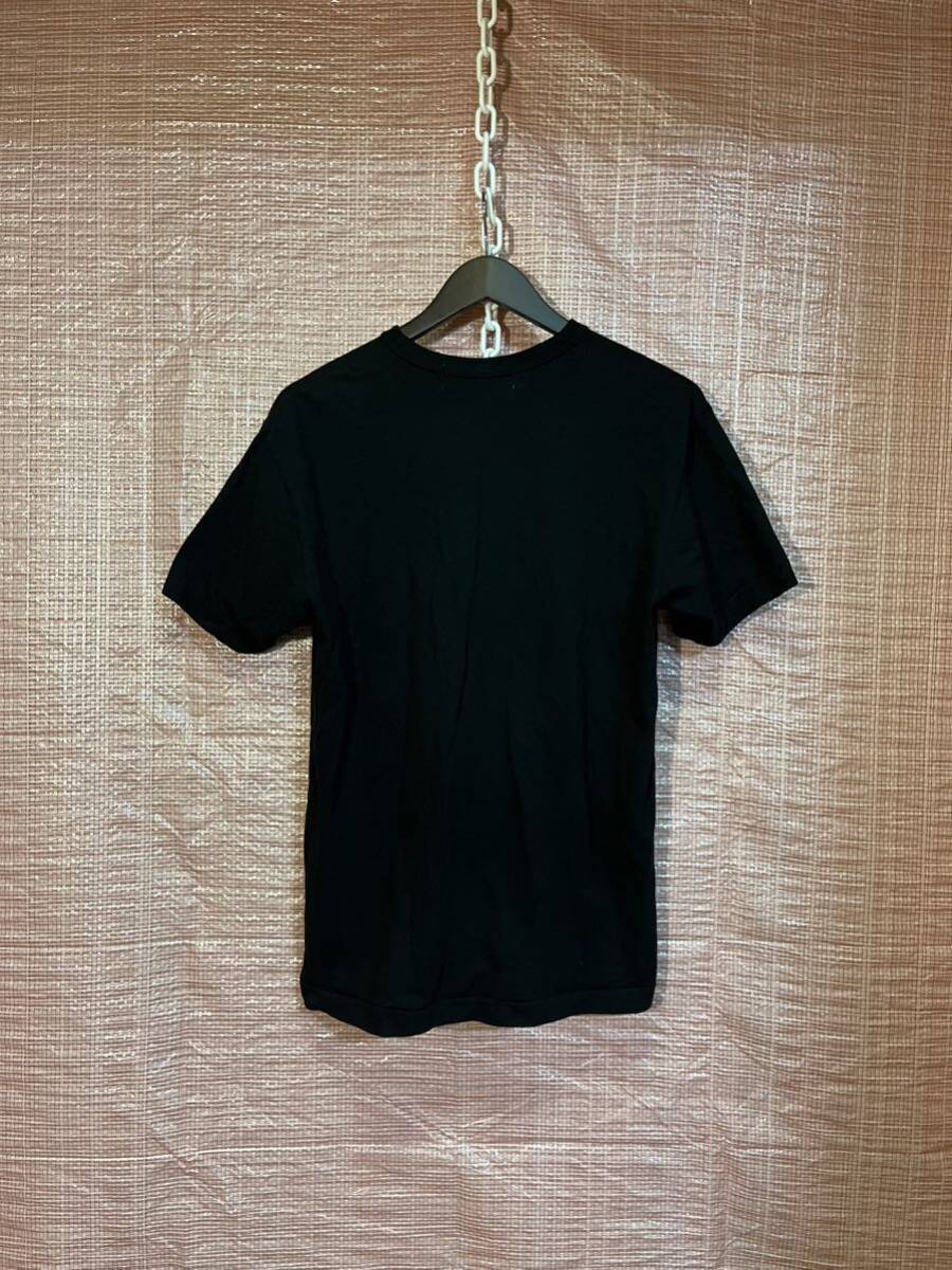 コムデギャルソン 黒ハートロゴ Tシャツ XL ブラック / メンズブランド 廃番 古着 希少 レア 正規店購入の画像6