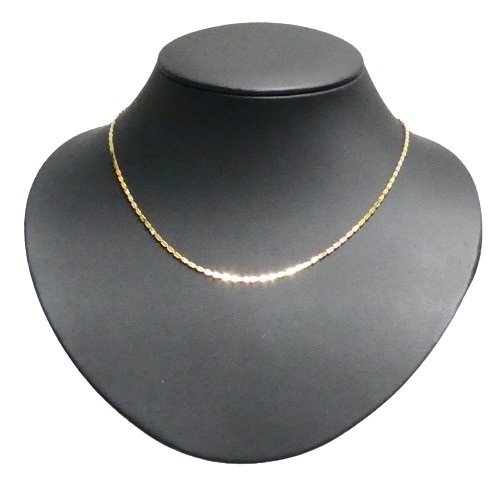 J◇K18 デザイン ネックレス イエローゴールド 18金 40cm 新品仕上済 チェーン yellow gold chain necklace 【ネコポスOK】_画像7