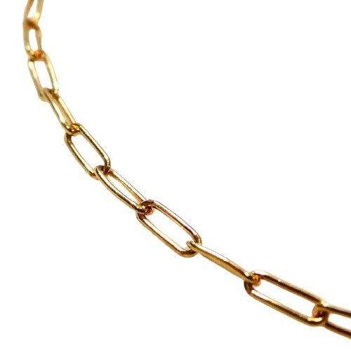 J◇K18 チェーン ネックレス 39.5cm イエローゴールド 18金 750 ホールマーク yellow gold chain necklace 【ネコポスOK】_画像3