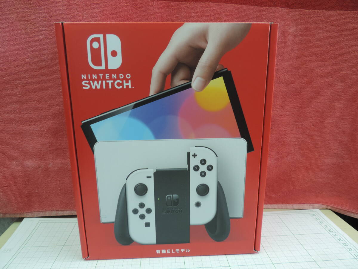 未使用品　Nintendo Switch ニンテンドースイッチ 本体 有機ELモデル 　ホワイト　5月1日～の１年保証_画像1