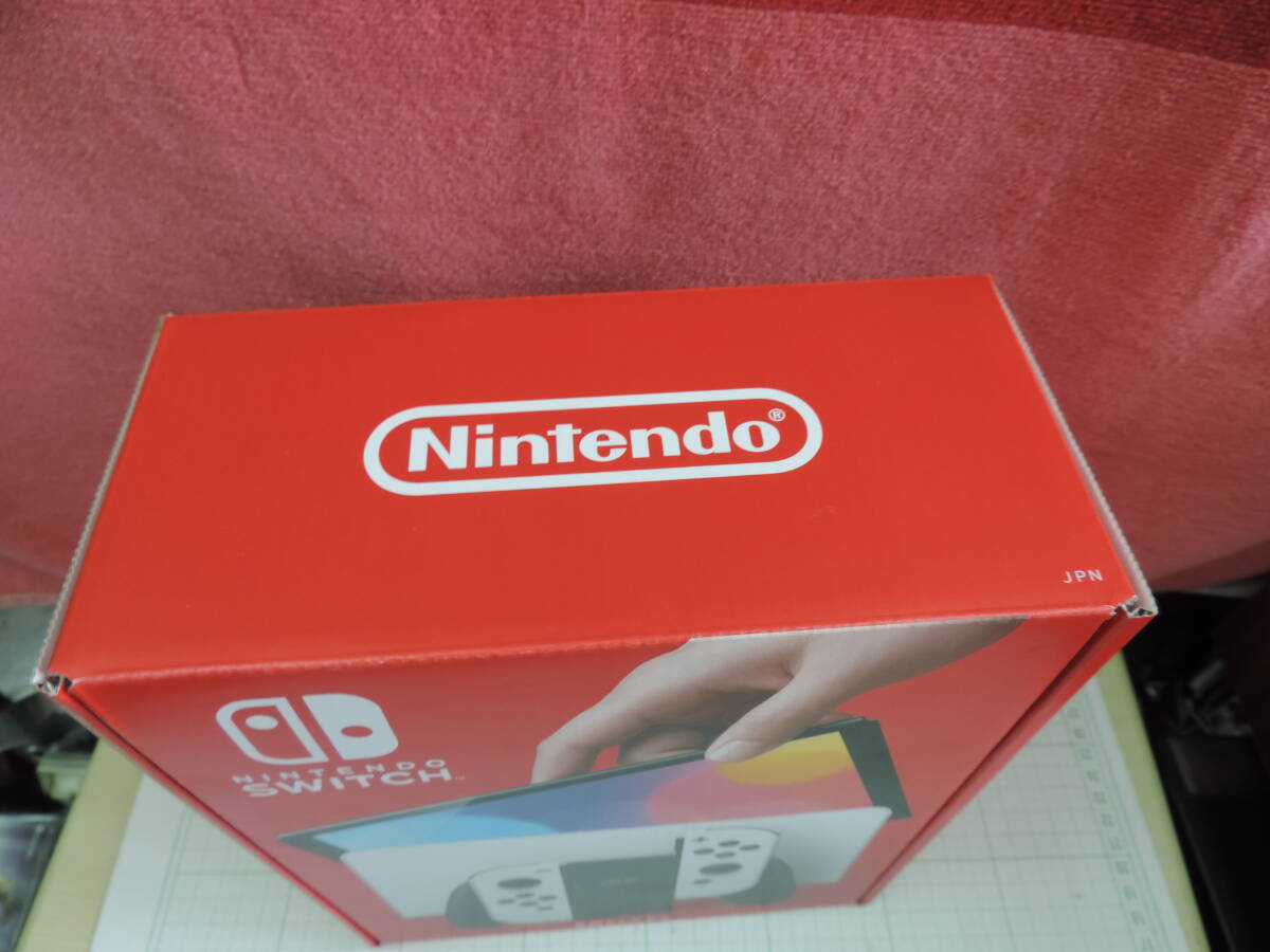 未使用品 Nintendo Switch ニンテンドースイッチ 本体 有機ELモデル ホワイト 5月14日～の１年保証_画像2