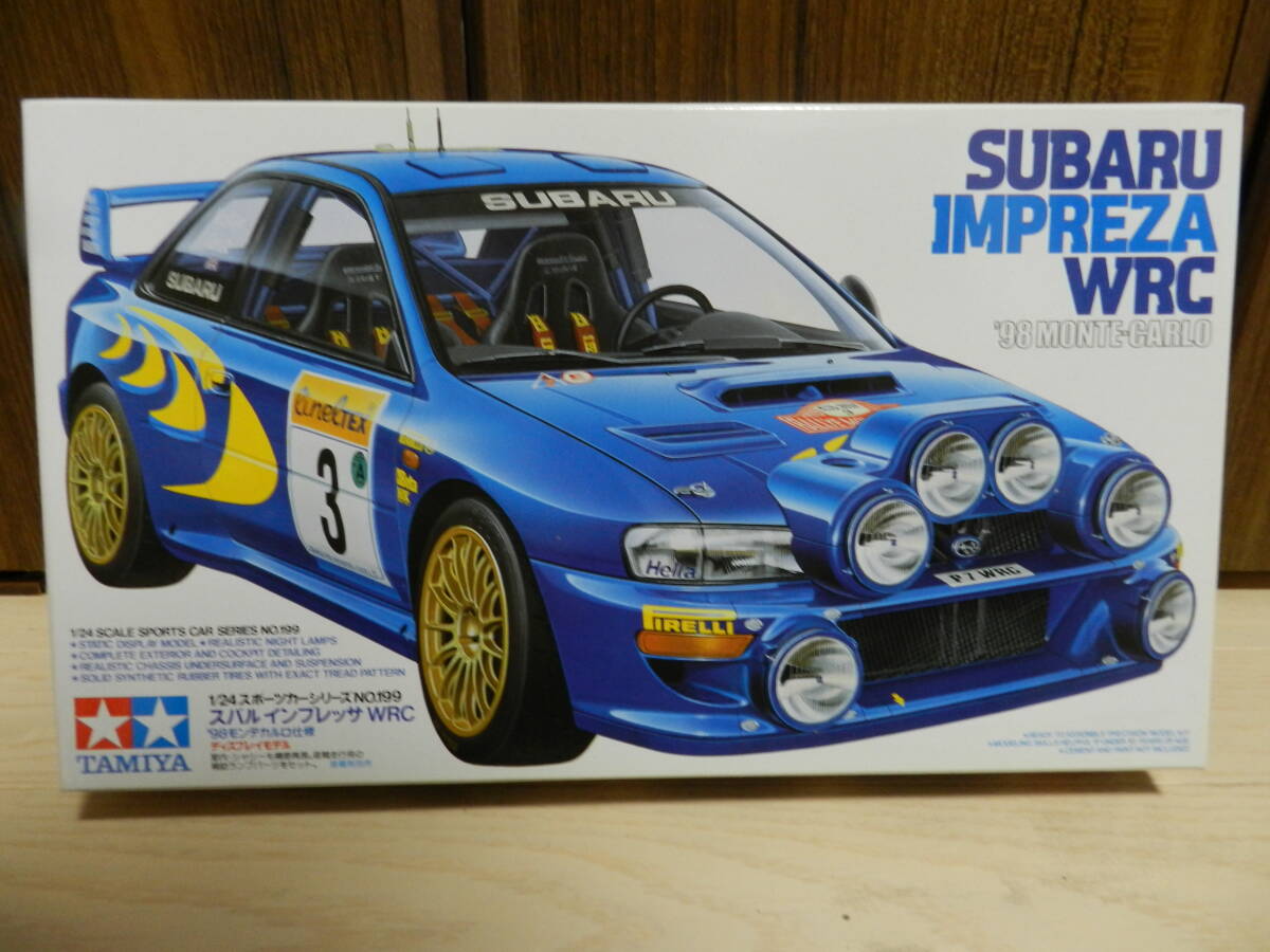 １／２４　　スバル　インプレッサ　WRC　’98モンテカルロ仕様　　＜タミヤ＞_画像1