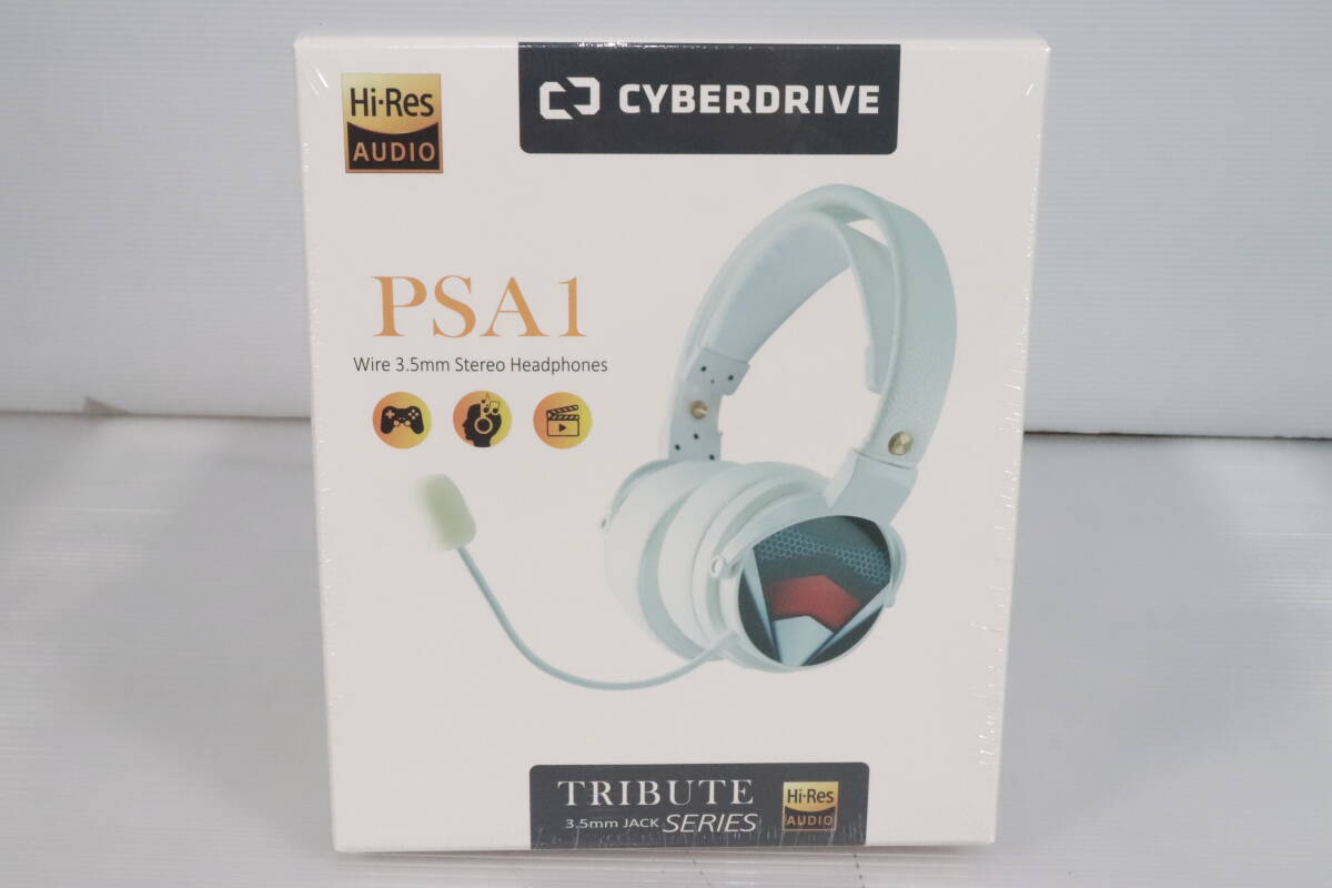 1 jpy ~* unopened * unused goods *g lamp reCyberdrive Tribute * high-res * headphone PS-A1 PSA1 WH white S437