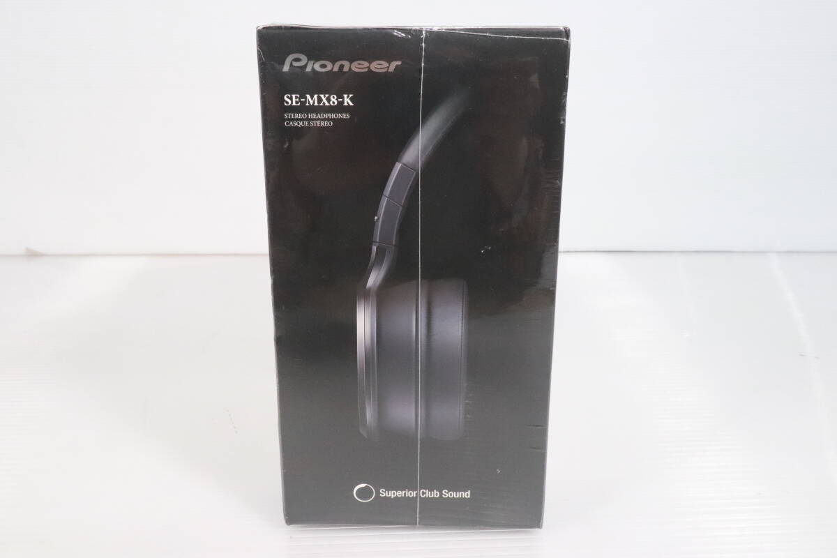 1円～★未開封・未使用品★Pioneer パイオニア SE-MX8-K ハイレゾ ヘッドホン ブラック 黒 ヘッドフォン S466の画像6