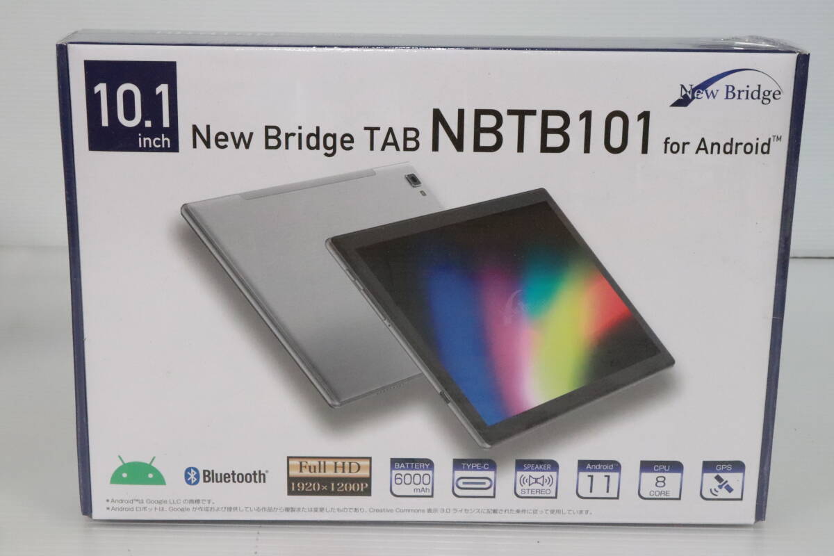 1円～★未開封・未使用品★KEIYO New Bridge NBTB101 Android タブレット 大画面10.1型 フルハイビジョン IPS液晶 8コアプロセッサー S565_画像2
