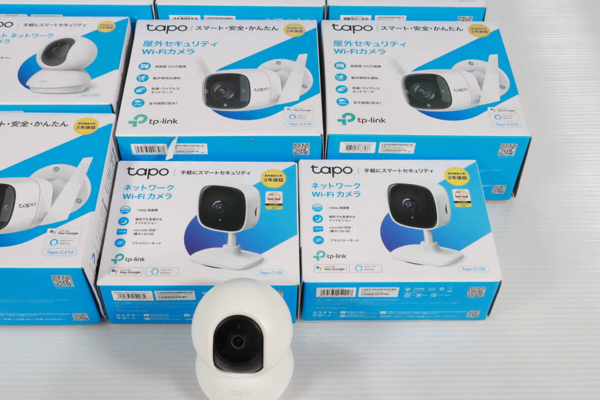 1円～★ジャンク★TP-LINK ティーピーリンク Wi-Fiカメラ まとめて17点セット まとめ売り 防犯カメラ セキュリティ 大量 処分 S627_画像10