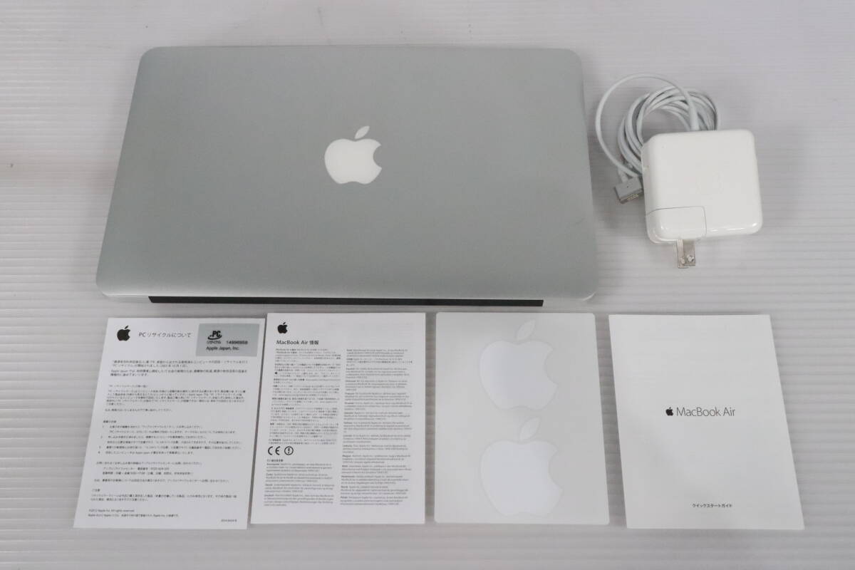 1円～★初期化済★Apple アップル MacBook Air 1600/11.6 MJVP2J/A A1465 Yosemite / Core i5 1.6GHz /4GB / 256GB SSD / 11.6インチ S652_画像4