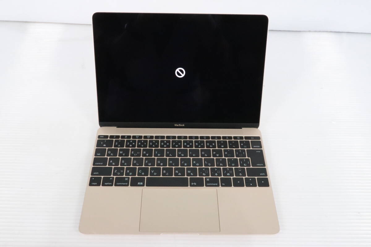 1円～★ジャンク★Apple アップル MacBook 1100/12 MLHE2J/A ゴールド A1534 ノートPC 家電 パソコン S653_画像2