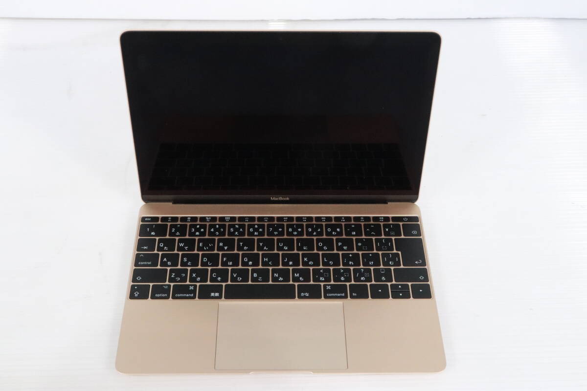 1円～★ジャンク★Apple アップル MacBook Retinaディスプレイ 1200/12 MNYK2J/A ゴールド A1534 ノートPC パソコン 家電 S655_画像2