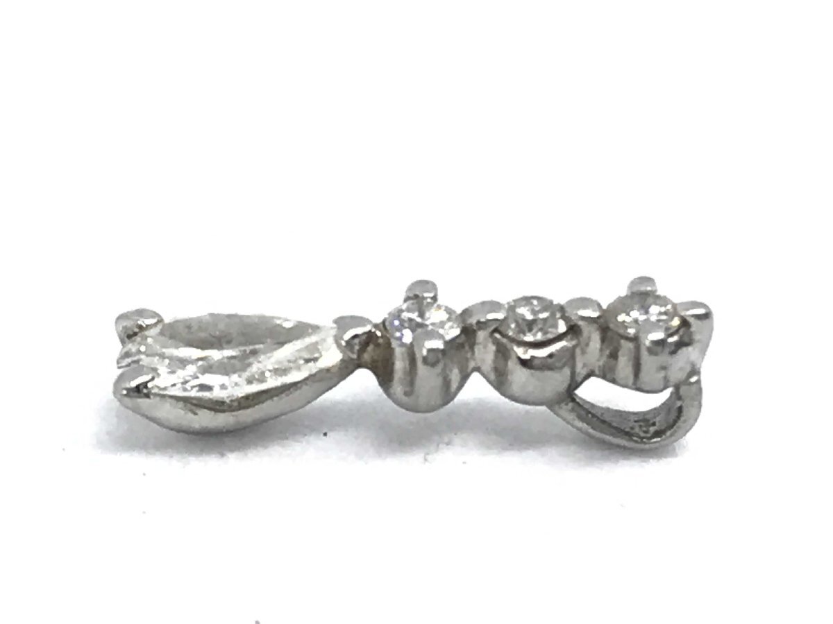  platinum pendant D0.30ct PT900 0.7g diamond lady's accessory 
