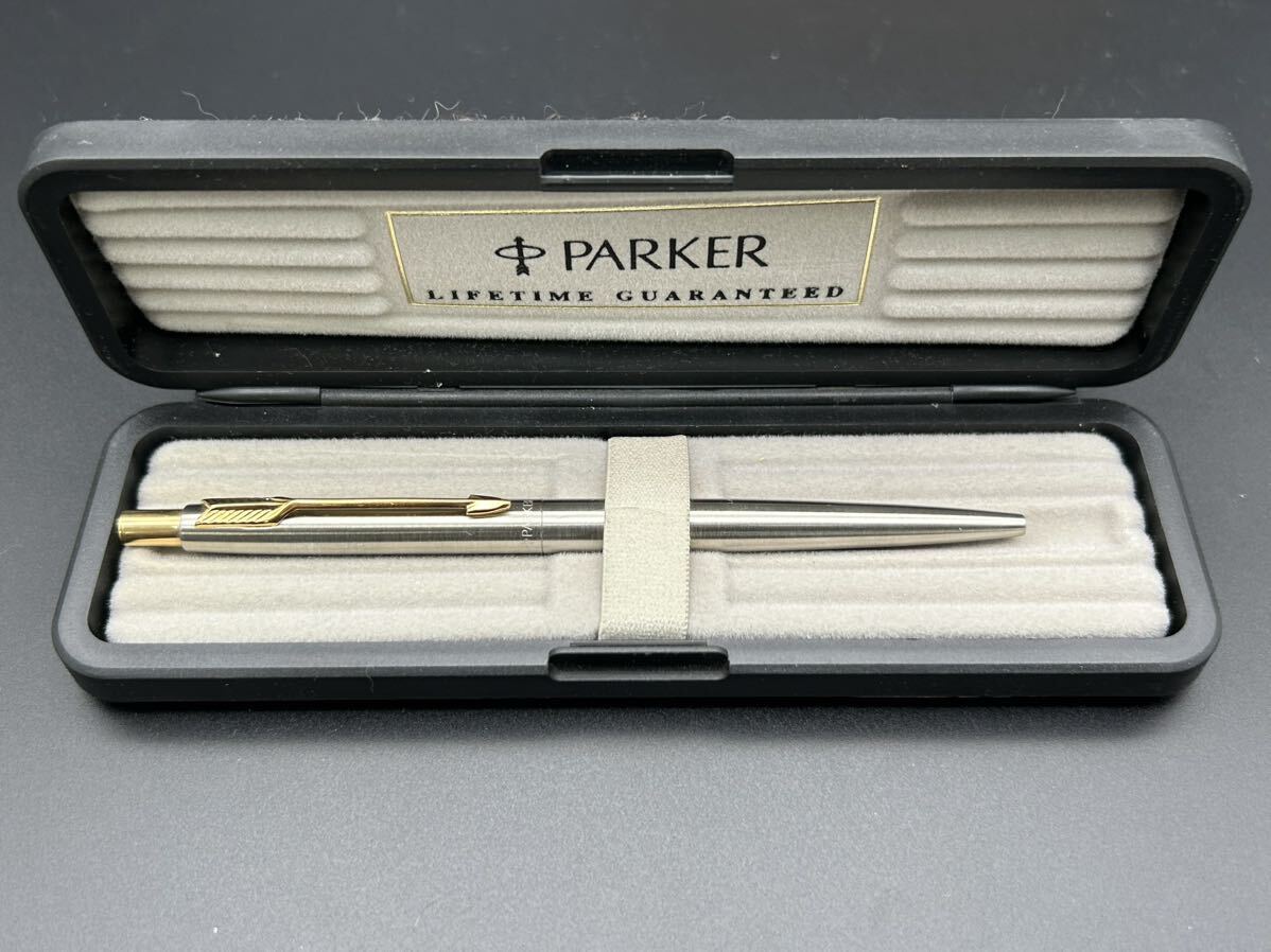 【S3-4】PARKER パーカー ボールペン まとめて3点 12K GOLD FILLED シルバーカラー ケース付き_画像8
