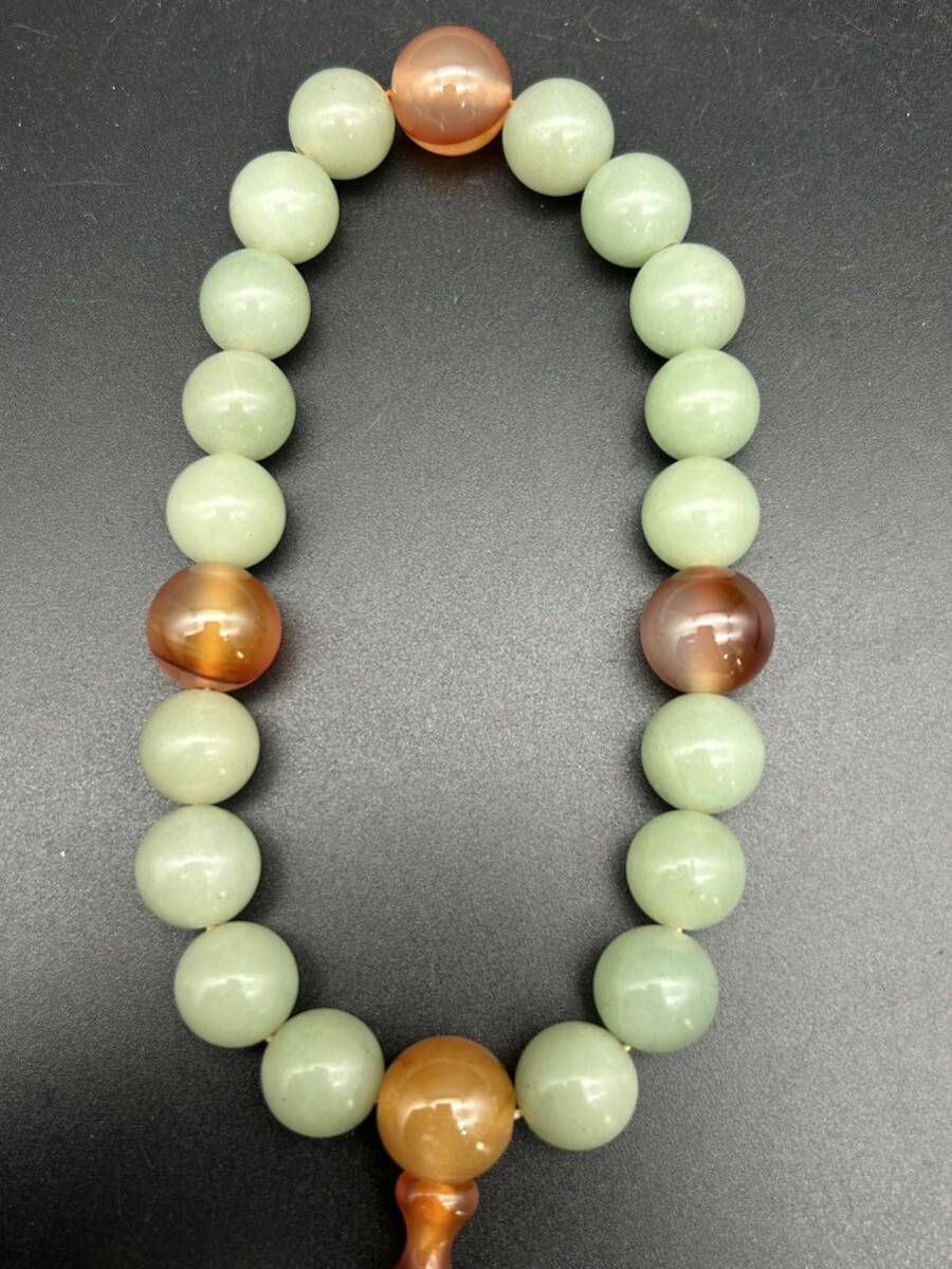 [1].. beads .. natural stone Power Stone jade approximately 12.71mm approximately 65.89g