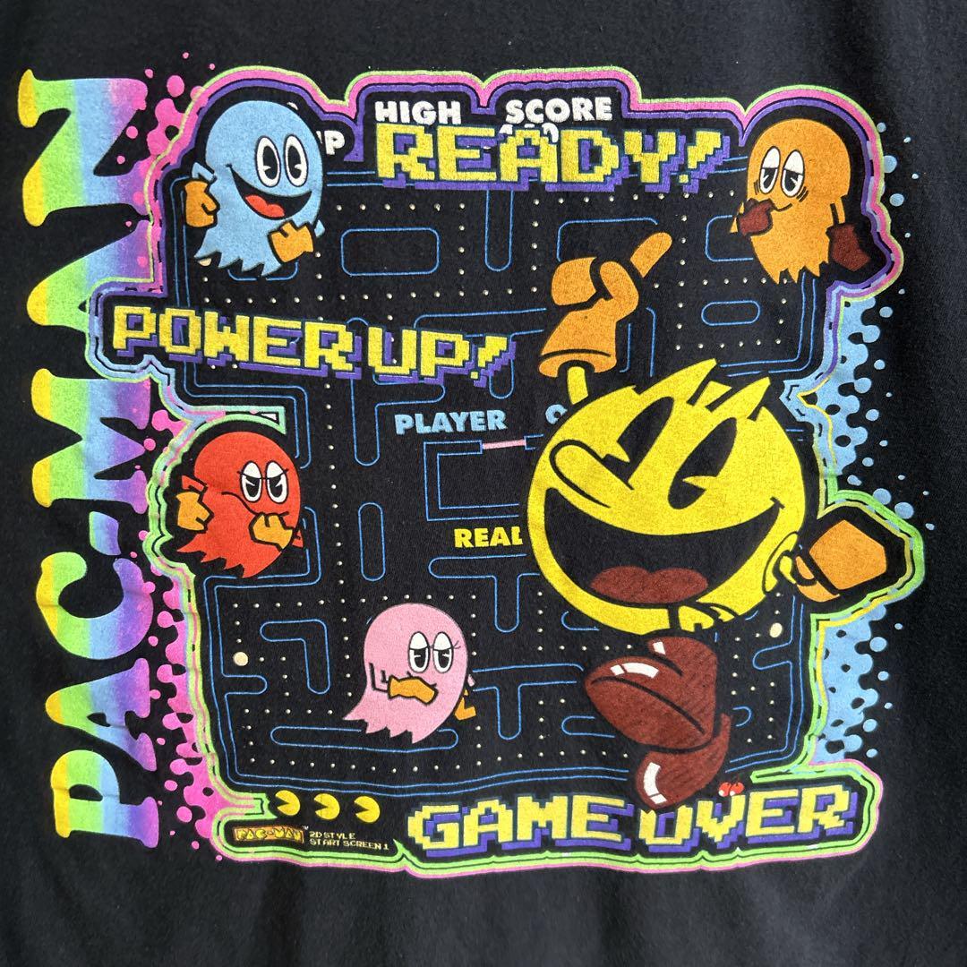 PAC-MAN パックマン ナムコ ゲーム キャラクター Tシャツ 半袖 輸入品 春服 夏服 海外古着 バンダイ アーケードゲーム レトロゲーム_画像5