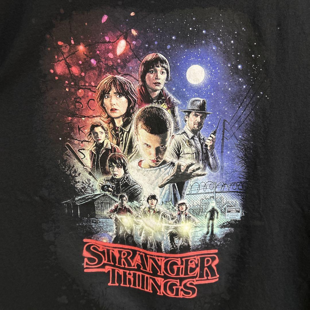 Stranger Things ストレンジャーシングス Tシャツ 半袖 輸入品 春服 夏服 海外古着 映画 洋画 海外ドラマ 未知の世界 超常現象 Nシリーズ