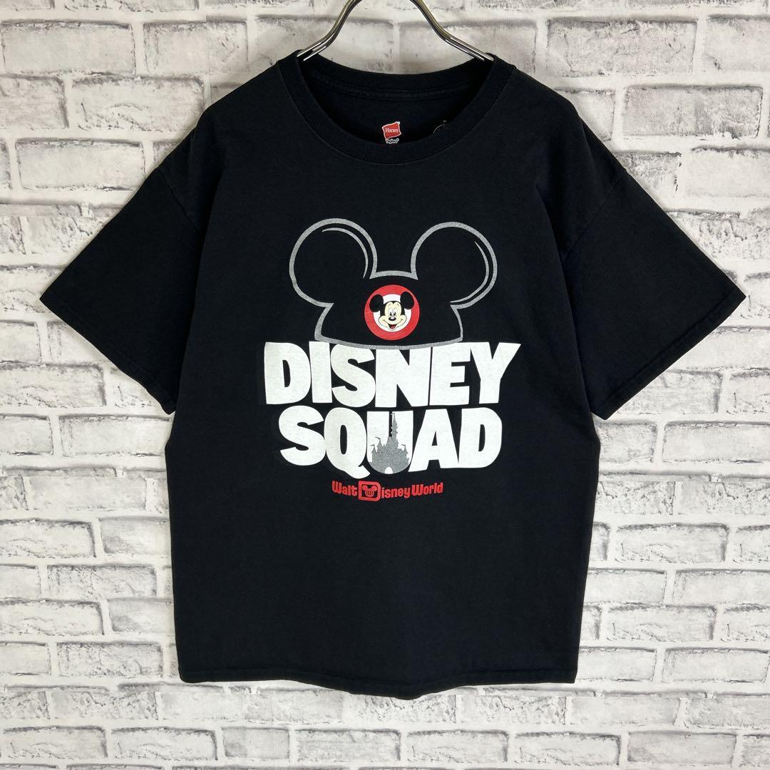 Disney ディズニーパークス WDW ミッキー ロゴ Tシャツ半袖 輸入品 春服 夏服 海外古着 ディズニーランド キャラクター Disney Squad_画像2