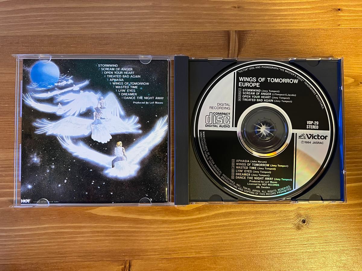 旧規格 VDP-29 税表記無し ヨーロッパ/EUROPE 明日への翼(1984 旧規格 VDP-29 税表記無し ヨーロッパ/EUROPE 明日への翼(1984