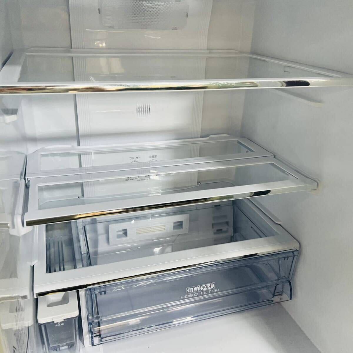 2022年製 AQUA アクア ノンフロン冷凍冷蔵庫 AQR-SV27M(K) 右開き 容積272 L ★通電確認済みの画像7