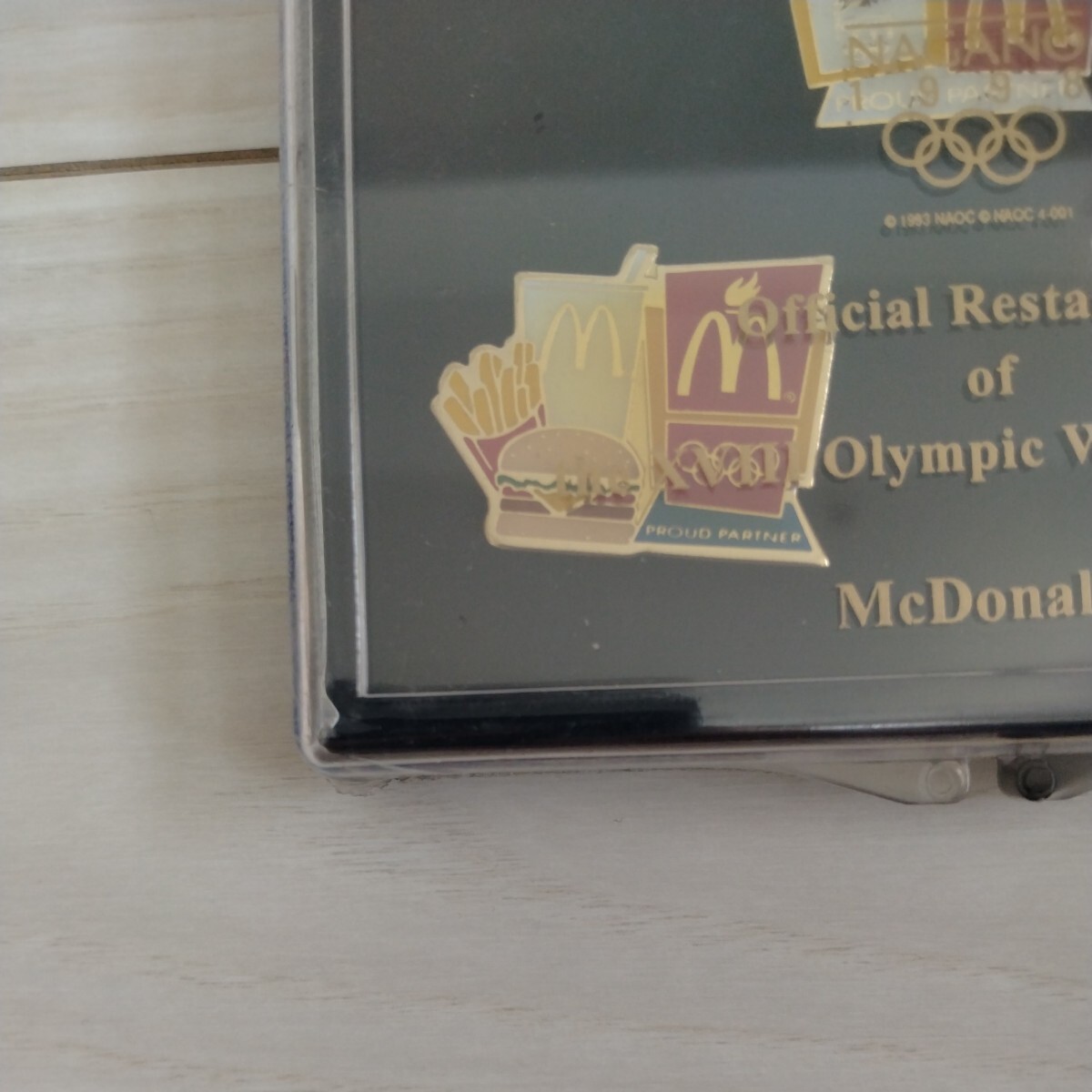  новый товар нераспечатанный * Nagano . колесо официальный ресторан McDonald's значок 3 позиций комплект 
