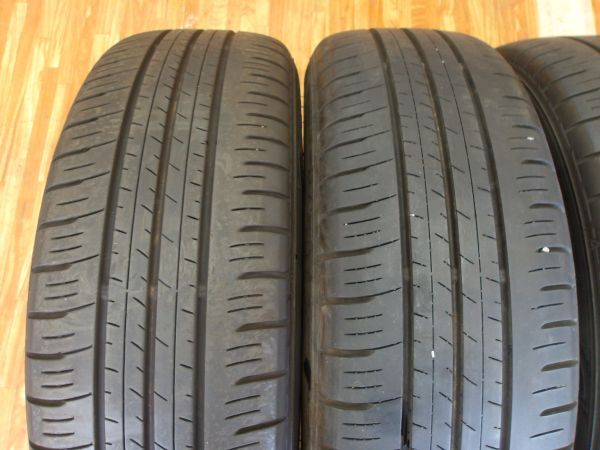 O 送料無料 即納 ブラポリ 15 4H100 5.5J+43 ダンロップ エナセーブ EC300プラス 185/60R15 ヤリス アクア カローラ フィット スイフト_画像9