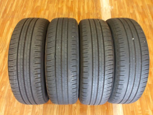 O 送料無料 即納 ブラポリ 15 4H100 5.5J+43 ダンロップ エナセーブ EC300プラス 185/60R15 ヤリス アクア カローラ フィット スイフト_画像8