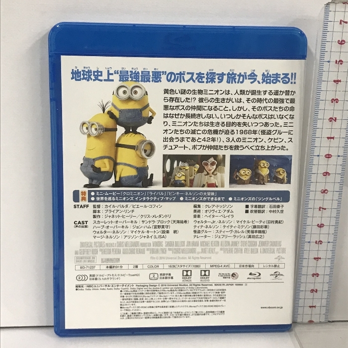 ミニオンズ NBCユニバーサル・エンターテイメントジャパン サンドラ・ブロック [Blu-ray]_画像2