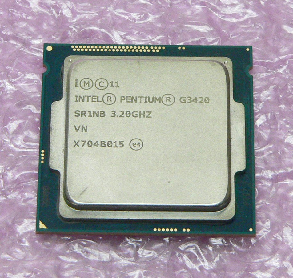 中古CPU Intel Pentium G3420 3.20GHz SR1NB_画像1