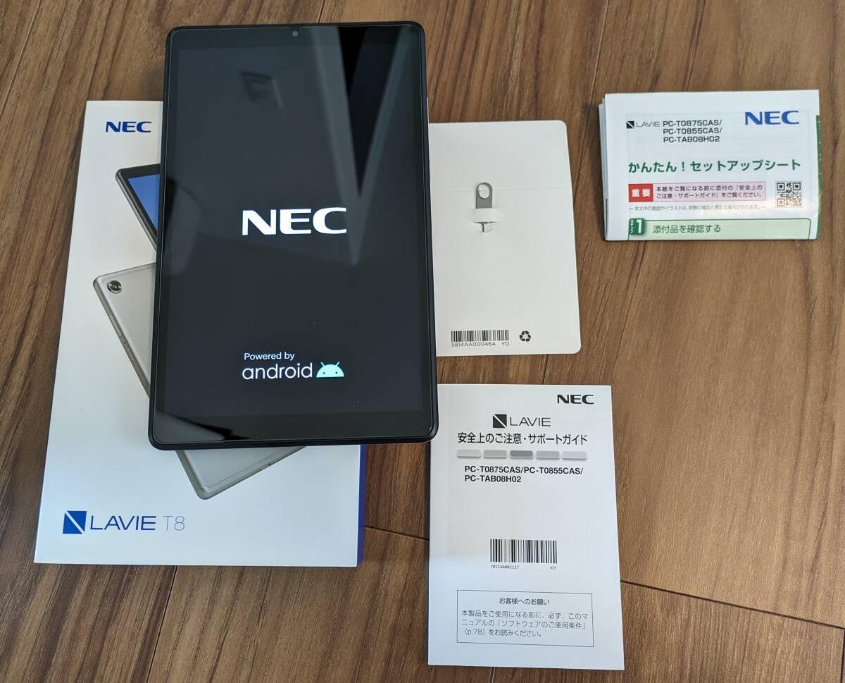 NEC タブレット Lavie T8 8HD1 PC-T0875CAS 128GB（送料無料）_画像1