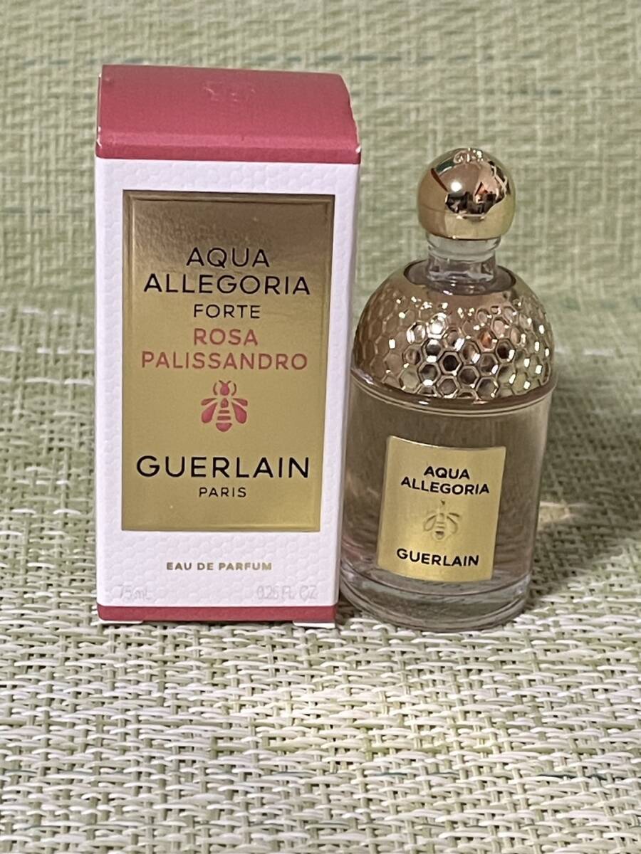 送料込ゲラン アクア アレゴリア ローザ パリッサンドロ フォルテ - オーデパルファン EDP ミニ香水　7.5ML 新品_画像1