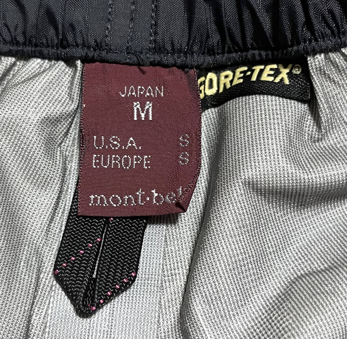 モンベル　レインダンサーパンツ(ゴアテックス)　ブラック　女性用　サイズM　レインウェア GORE-TEX Women's mont-bell black レディース_画像3