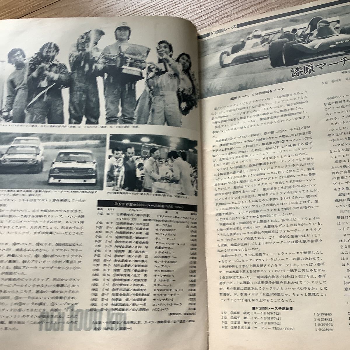 《S7》【 AUTO SPORT オートスポーツ 】1974年 9/15号 ★ 富士1000km / F1中間展望＆ウイングの傾向 _画像7