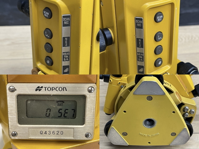 TOPCON GTS-310 トプコン 超高速測距 トータルステーション 測量機器 測定 ケース付き 建築 建設 土木 工事 通電OK 【中古】/65656_画像5