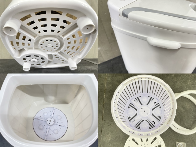 小型洗濯機 【中古】動作保証 ダイヤ Daiya 23DHW-003W 2023 年製 フランドリー FLaundry ポータブル洗濯機 047034 / 20608_画像9