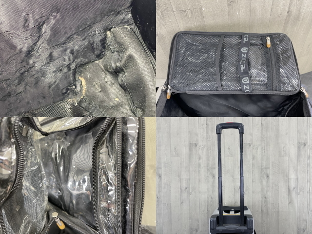  Carry кейс дорожная сумка [ б/у ] ZUCA Zoo ka сиденье .. сумка машина внутри принесенный размер маленький размер черный / 57224