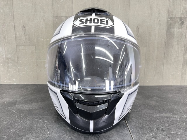 ショウエイ ヘルメット フルフェイスヘルメット 【中古】 SHOEI GT-Air XLサイズ 61cm ホワイトブラック バイク用品/57612_画像2