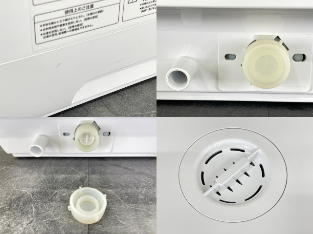食器洗い乾燥機 【中古】動作保証 siroca シロカ PDW-5D 2020年製 ホワイト 食洗器 食器洗い洗浄機 排水ホース付/57529_画像6